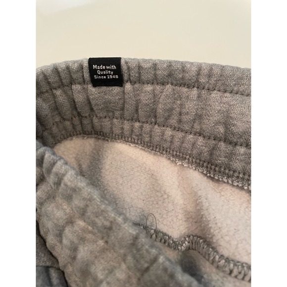 Puma Women’s Drawstring Waist Sweatpants Size XL Gray Fleece - Picture 4 of 6